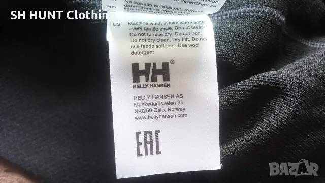 HELLY HANSEN Work Wear Thermo 57% Merino Wool размер L работна термо блуза W4-768, снимка 14 - Блузи - 55680794