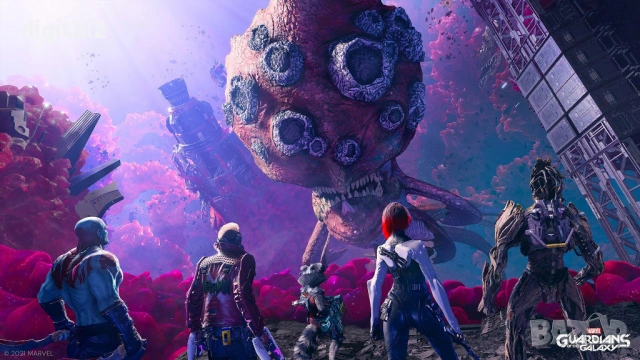 Marvel's Guardians Of The Galaxy (PS4) Игра PS4 PS5 Нова Запечатана, снимка 3 - Игри за PlayStation - 54330556
