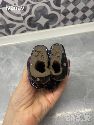 Винтидж ръчно изработена керамична фигура, снимка 6 - Антикварни и старинни предмети - 53983899