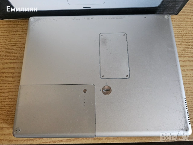 Ретро Apple PowerBook G4 12", Mac OS X Tiger,  оригинална опаковка, снимка 7 - Лаптопи за дома - 54833521