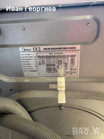 Пералня Midea MG70-808S за ремонт, снимка 7 - Перални - 55423813