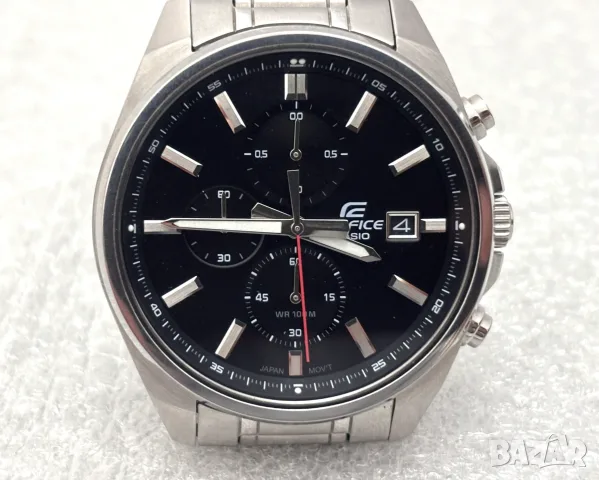 Като нов! Casio Edifice Chronograph EFV-610D-1A, снимка 3 - Мъжки - 55543187