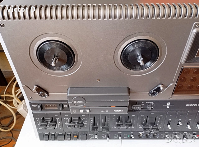 PHILIPS N4422-Триглав Ролков Магнитофон , снимка 4 - Декове - 54508301