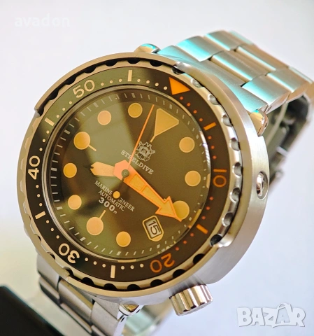 STEELDIVE automatic, saphire wr 300m by seiko, снимка 2 - Мъжки - 54995856