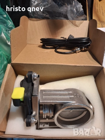 Ел клапа за изпускателна система с 2 дистанционни 60мм