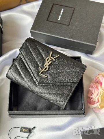 Saint Laurent Monogram Envelope Compact Wallet , снимка 5 - Портфейли, портмонета - 55417633