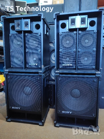 Уникален Професионален Комплект Тонколони SONY MU-S381 (15") + MU-S8 – Made in Japan
