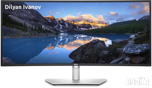 Монитор - Монитор - Dell U3423WE, 34", Curved, IPS, UW-QHD, 60Hz, снимка 9 - Монитори - 55677752