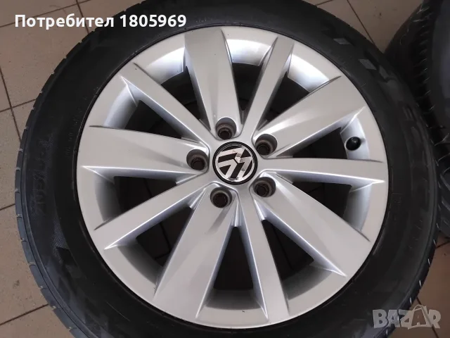 4бр. ал, джанти VW (оригинални) 5x112 , 7x16 , ET45, снимка 4 - Гуми и джанти - 55290781