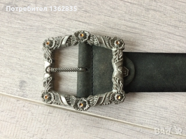 кожен колан от естедствена кожа PHILIPP PLEIN 95 см Made in Italy, снимка 6 - Колани - 54190858