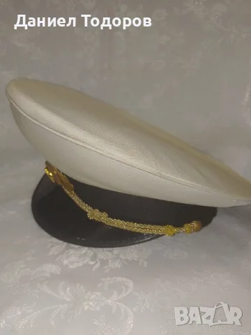 Офицерска военноморска фуражка, снимка 3 - Колекции - 55493803