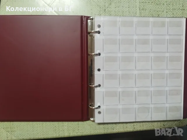КОЖЕН КЛАСЬОР "LIDNER" ЗА 250 МОНЕТИ /виж описанието/, снимка 2 - Нумизматика и бонистика - 55673803