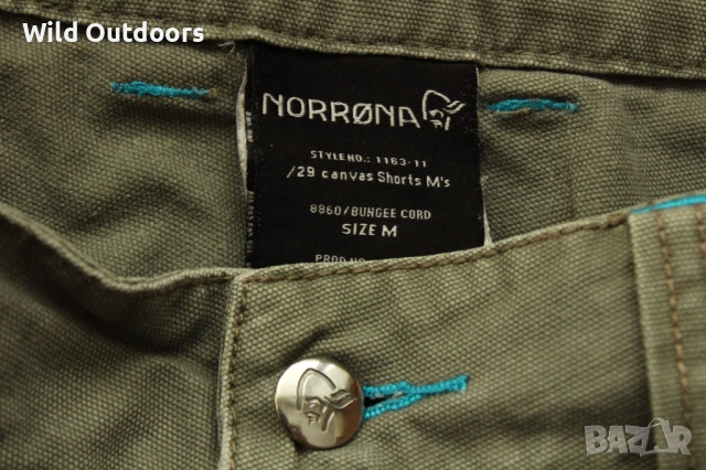 NORRONA - Canvas 29 shorts - мъжки къси панталони, размер М, снимка 4 - Спортни дрехи, екипи - 54855957