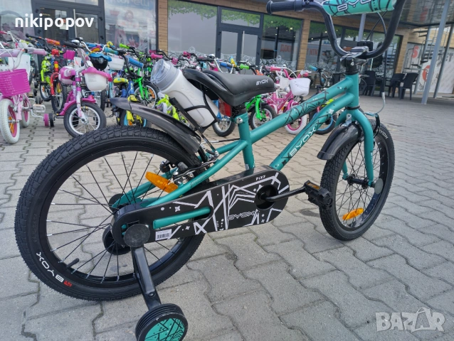 X Детски велосипед 18" PIXY зелен, снимка 5 - Велосипеди - 54395203