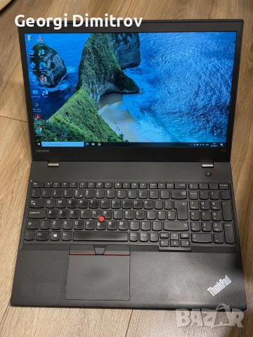 Lenovo Thinkpad P51s запазен I7-7500U/16RAM/256SSD/Nvidia Quadro M520/Full HD