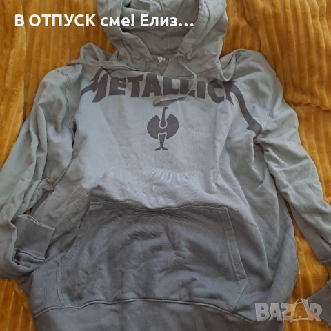 оригинален суичер на Metallica голям размер, снимка 4 - Суичъри - 54608960