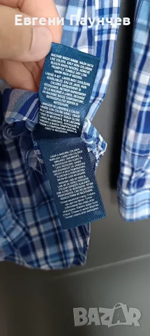 Ralph Lauren мъжка риза размер XL(M) син цвят отлично състояние , снимка 6 - Ризи - 55408148