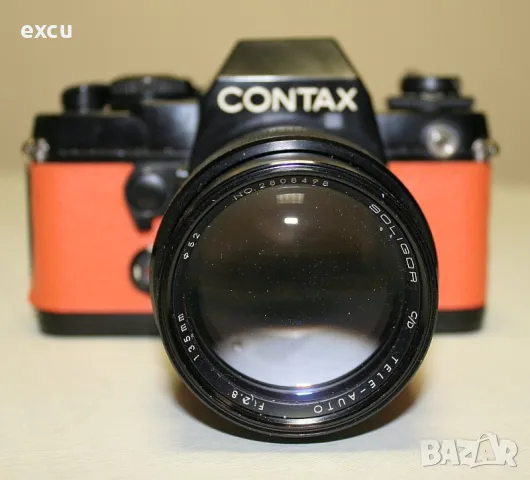 Фотоапарат Contax 139 и обектив Solgor 128mm F2.8, снимка 2 - Фотоапарати - 55666201
