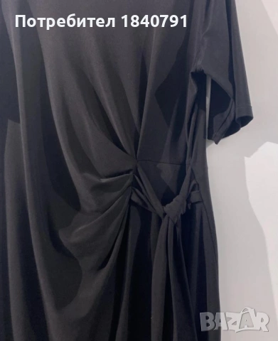 Черна стилна рокля, стреч, на Debenhams UK – The Collection – XL (46-48), снимка 2 - Рокли - 54843641