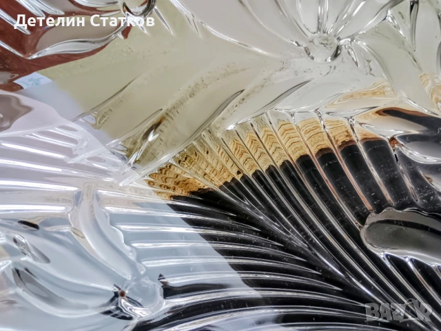 Стъклено плато, снимка 6 - Чинии - 54348114