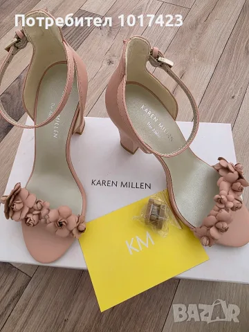Кожени сандали Karen Millen, снимка 3 - Сандали - 55353154