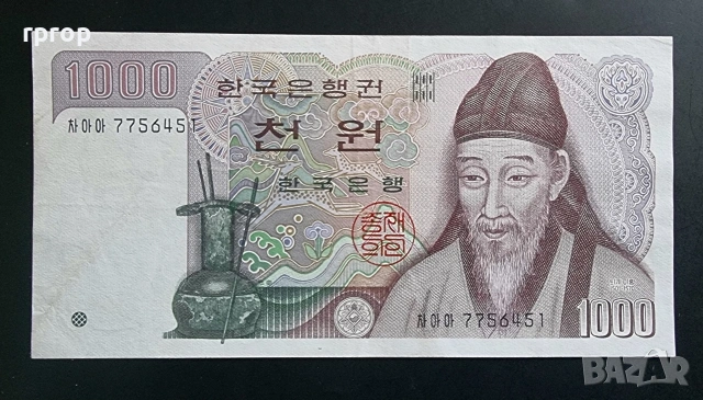 Южна Корея .1000 вона.1983 година.