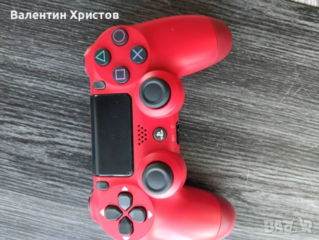 Червен джойстик за PS4