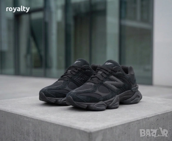 Маратонки New Balance 9060 „Triple Black“ с Кутия Ню Баланс 36-46 Номер 