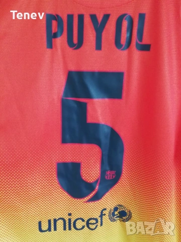 Barcelona Puyol Nike 2012/2013 оригинална тениска фланелка Барселона Карлес Пуйол, снимка 4 - Тениски - 43356305