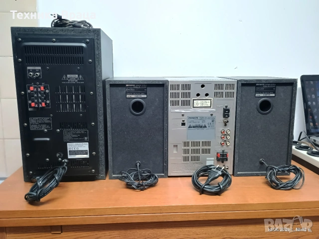 Аудио система AIWA + активен буфер SONY. Супер звук. Изпращам видео. , снимка 11 - Аудиосистеми - 54560567