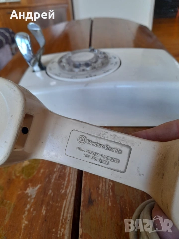 Стар телефон #4, снимка 2 - Антикварни и старинни предмети - 54961921