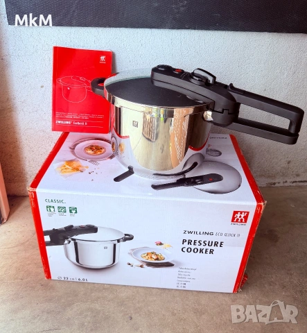 Тенджера под налягане ZWILLING EcoQuick II, 22 см, 6 литра 
