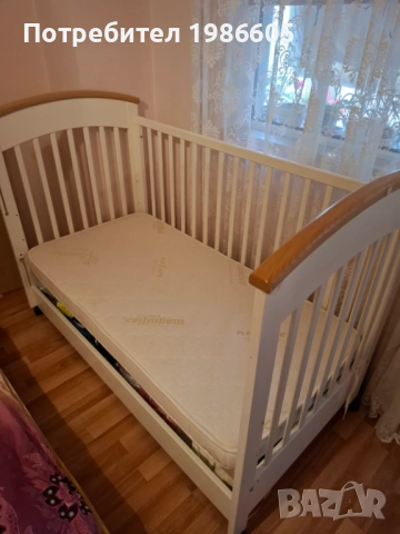 Детско/бебешко легло Arbor baby 140/70 + бамбуков матрак Magniflex