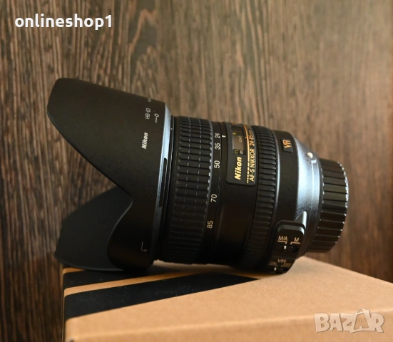 Обектив Nikon AF-S FX NIKKOR 24-85mm f/3.5-4.5G ED VR, снимка 4 - Обективи и филтри - 54402802