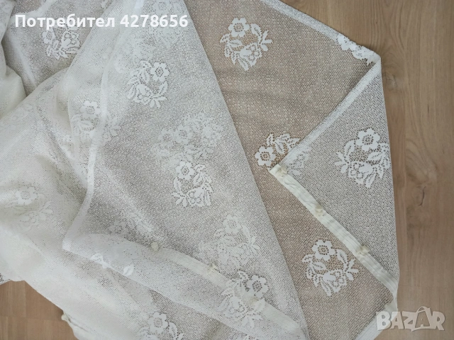 Красиво перде от дантела , снимка 4 - Пердета и завеси - 54787972