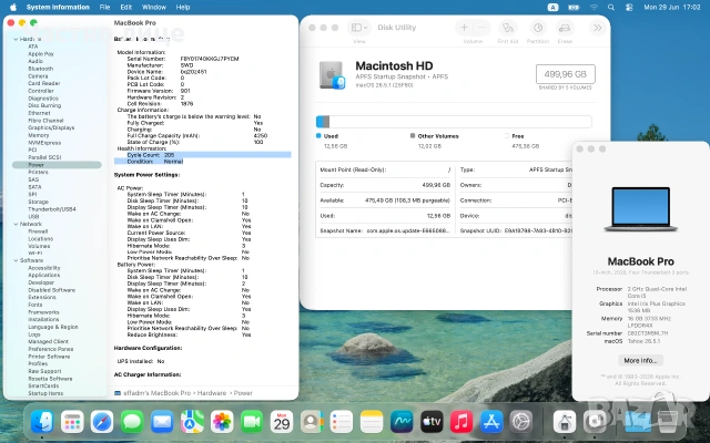 MacBook Pro 13.3 A2251 - Intel i5, 16 GB RAM, 512 GB SSD, Touchbar, снимка 9 - Лаптопи за работа - 54075851
