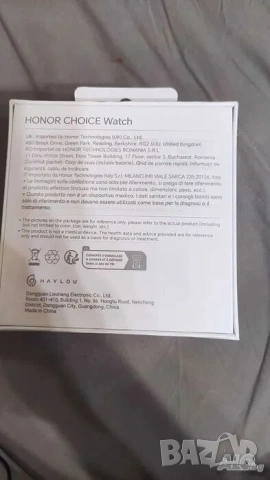 Honor Choice Watch Black смарт часовник, снимка 3 - Смарт гривни - 54985212