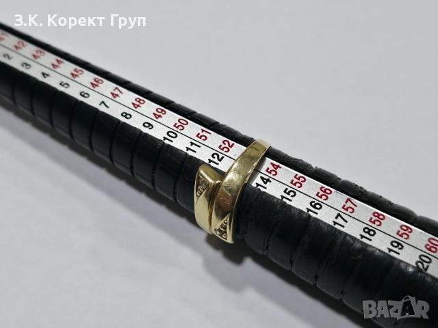Дамски златен пръстен 14К 585 / 1,27 гр., снимка 8 - Пръстени - 54384546