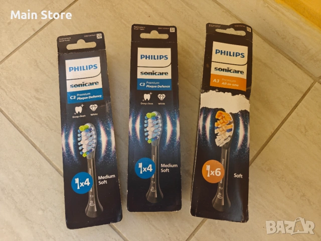Оригинални Philips Sonicare резервни глави / накрайници за четка 4/6 Броя