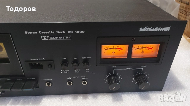 Ultrasound CD-1000 Stereo Cassette Deck , снимка 4 - Декове - 54404046