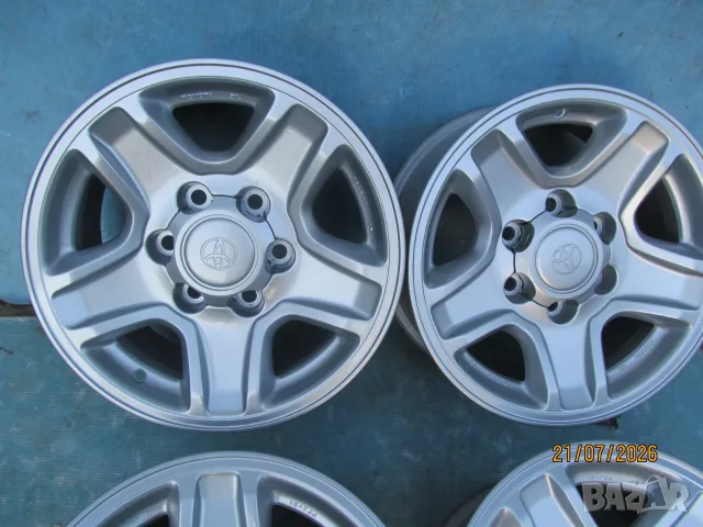 Оригинални Алуминиеви джанти за Toyota Land Cruiser - 6 x 139,7mm ,централен отвор 106,1 mm , ET 20 , снимка 2 - Гуми и джанти - 55381303