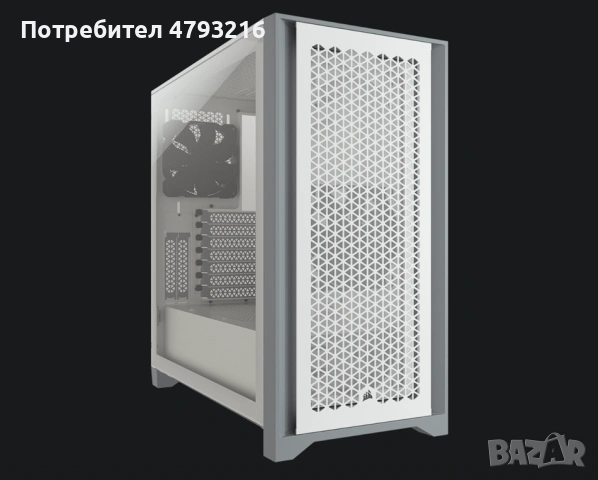 Компютър Gaming PC Ryzen 7800X3D GTX 1080TI 32GB RAM 512GB SSD 1TB HDD 8500W PSU Gold