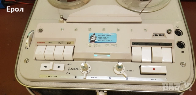 GRUNDIG-TK 42-Лампов Ролкков магнетофонн , снимка 5 - Други - 54545917