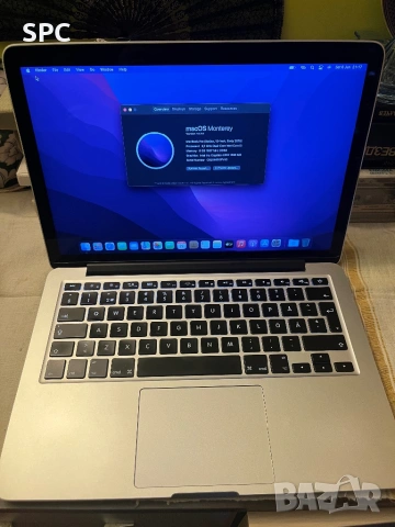 Mac book pro 13 intel iris , снимка 5 - Лаптопи за дома - 54586060