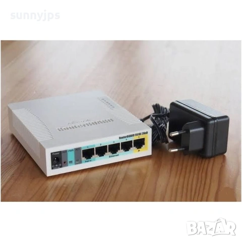 Wireless AccessPoint MikroTik RB951Ui-2HnD 2.4Ghz AP 5x10/100 Ethernet, снимка 2 - Рутери - 54357614
