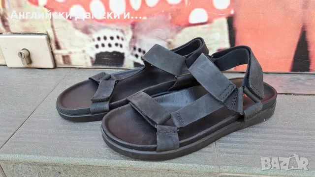 Английски сандали естествена кожа-Clarks, снимка 6 - Мъжки сандали - 55461081
