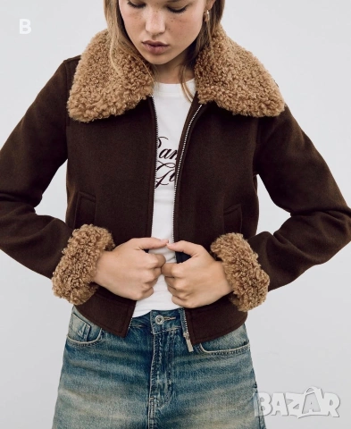 Яке с пух Stradivarius