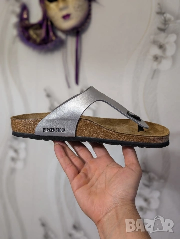 сандали Birkenstock Gizeh Birko-Flor номер 43, снимка 7 - Мъжки чехли - 54512355