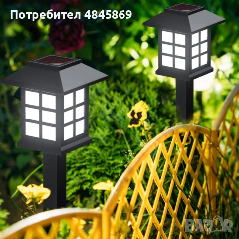 Градински лампи соларни-6бр., снимка 2 - Соларни лампи - 54915930
