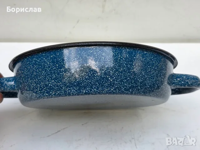 Емайлирана тава - тенджера, снимка 4 - Съдове за готвене - 55607309